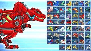 Dino Robot Battlefield - Tyranno Red Game | Eftsei Gaming