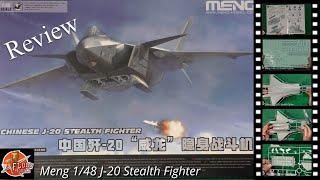 Meng 1/48 J-20 Stealth Fighter Review