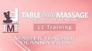 Thai Massage Toronto School Table L1 Training