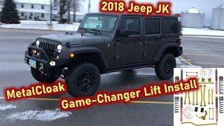 Installing MetalCloak 3.5" GAME-CHANGER RockSport Lift on a JEEP JK