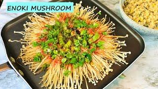 Korean Enoki Mushroom | Delicious Spicy Enoki Mushroom