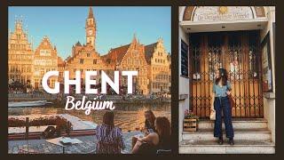 WHAT TO SEE IN GHENT, BELGIUM IN 4 MINUTES    where to go in Ghent -  aesthetic travel vlog  