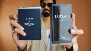 Dior Sauvage Vs Blue De Chanel| Rs 25000 perfumes Unboxing & Impressions| Amazon fragrance haul