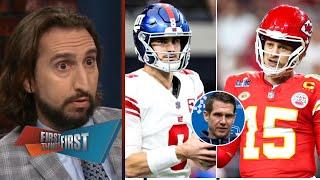FIRST THINGS FIRST | He is being disrespected! - Nick rips Joe Schoen for disrespecting Mahomes