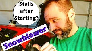 [FIX] Snowblower Stalls After Starting EVERY Time [Don't forget to Check This!]