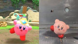 Kirby and the Forgotten Land Victory Dance | Stopmotion Recreation