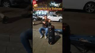 Mesmerizing Street Violin Performance in Tehran's Modern District | Urban Art Unveiled #travelvlog