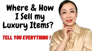 WHERE & HOW I SELL MY LUXURY ITEMS | Downsize My Luxury Collection