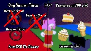 Only Hammer Throw Challenge | Sonic.EXE The Disaster