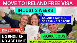 IRELAND  5 YEAR FREE WORK VISA IN JUST 2 WEEKS | APPLY ONLINE