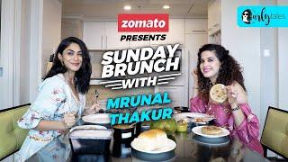Sunday Brunch With Zomato Ft. Mrunal Thakur X Kamiya Jani | Curly Tales