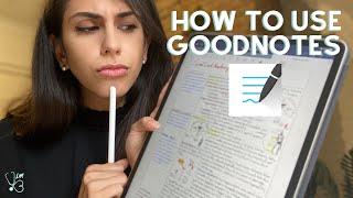 Goodnotes 5 App tutorial | How to use Goodnotes in university and medical school