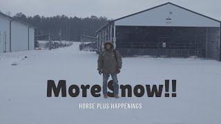 More Snow!! - Horse Plus Happenings S2E8 | 2-27-25