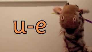 Geraldine the Giraffe learns /u-e/