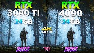 RTX 4090 vs RTX 3090 Ti - Test in New Games 2025