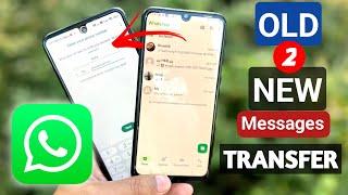 How to Transfer WhatsApp Chats Old to New Phone || How to Move Whatsapp Old to New Phone