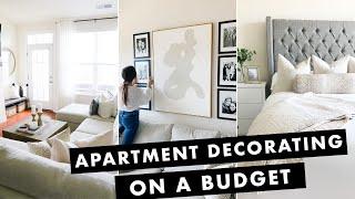 APARTMENT DECORATING ON A BUDGET | Making Cheap Apartment Decor Look Expensive