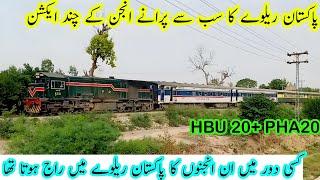 Some special action of Pakistan railways oldest locomotive HBU 20 + PHA 20 ( king of railways)"