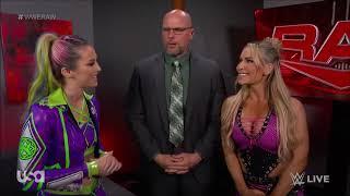 Natalya And Tegan Nox Backstage 9-25-23