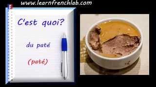 Learn French Lab | Food in French