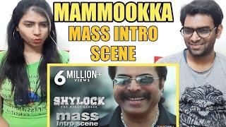 Shylock Mass Intro Scene Reaction | Mammootty | Mammookka | Fight Scene REACTION |CINE ENTERTAINMENT