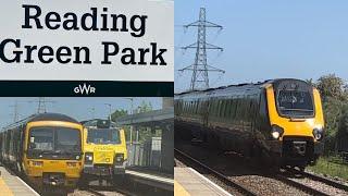 Trains at Reading Green Park (Britains Newest Station) 27/05/23