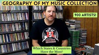 Geography of My Music Collection. What States & Countries Have the Most Artists?