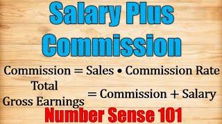 Salary Plus Commission