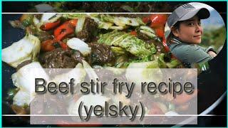 Beef Stir Fry Recipe ala yelsky