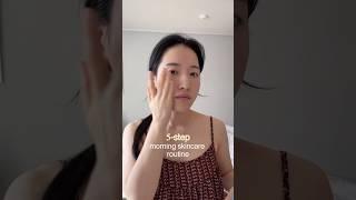 5-step Korean morning skincare routine  #shorts