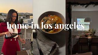 a week at home in los angeles | fall reset, getting back into a routine & friendsgiving!