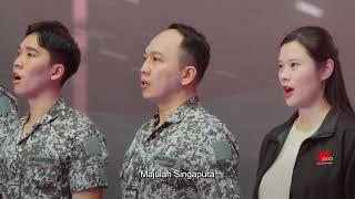 Majulah Singapura - SAF Central Band Plays The National Anthem