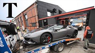 Andrew Tate’s luxury car collection seized