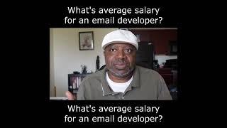 What's average salary for an email developer? #shorts #emaildevlopersalary #whatsaveragesalary