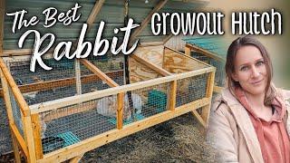 The Best Rabbit Growout Hutch - BUILD PLANS by Teal Stone