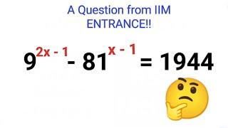 A Scholar can crack this in 30 seconds! Can you? #iim #cat #cat2017 #quant #math #indices