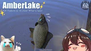 (Russian Fishing 4) Amber Lake on Steroid! 100 Fishie with Mulberry Corn