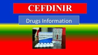 CEFDINIR - antibiotic -  - Generic Name , Brand Names,  How to use, Precautions, Side Effects