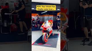 MarcMarquez MotoGP Bike #hondarepsol #motogp #motogpbharat #marcmarquez #fanmoment #bikelover #india