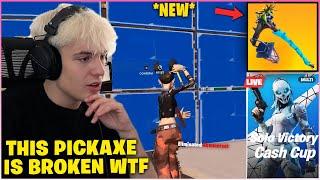 CLIX Uses *NEW* COLD SNAP PICKAXE & QUALIFY For SOLO CASH CUP In ONE GAME! (Fortnite Moments)