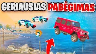 GERIAUSIAS PABĖGIMAS ?! ∣ GTA ROLEPLAY LIETUVIŠKAI (OneX.lt)