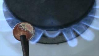 Melting Penny to Obtain Zinc