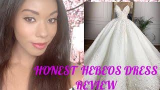 Hebeos wedding dress/ gown review #hebeos #dress #giveaway