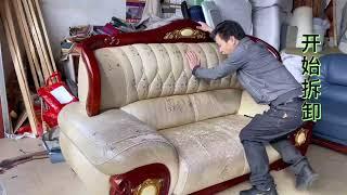 how to make sofa leather sofa repair sofa making sofa set creating sofa making process simple sofa