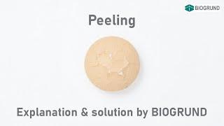 Film Coating Problem: Peeling - explanation & solution | BIOGRUND