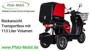 Rolektro E-Carrier 25 Transportbox oder Gepäckträger