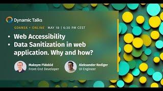 Dynamic Talks | Data Sanitazion & Web Accessibility