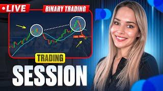  Live BINARY OPTIONS TRADING - BEST BINARY OPTION TRADING STRATEGY BY LADY TRADER