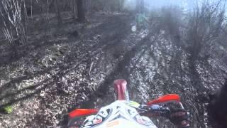KTM Trail Backward Solo ride KTM 450 XCF