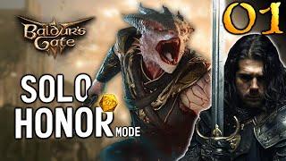 New run solo honour mode Baldur's Gate 3 Pt. 1 Crowbar